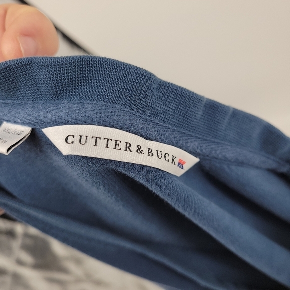 Cutter&Buck Mens Blue 100% Pima Cotton V-Neck Sweater Size XXL - Picture 10 of 11